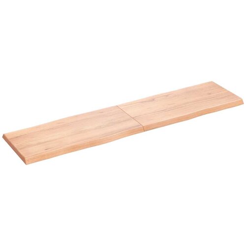 Stolna ploča svjetlosmeđa 160x40x(2-4) cm obrađena hrastovina Slike