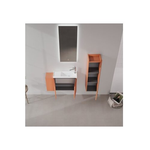 Hanah home Kupatilski ormarić sa umivaonikom i ogledalom (2 komada) Perla 80 337 Slike