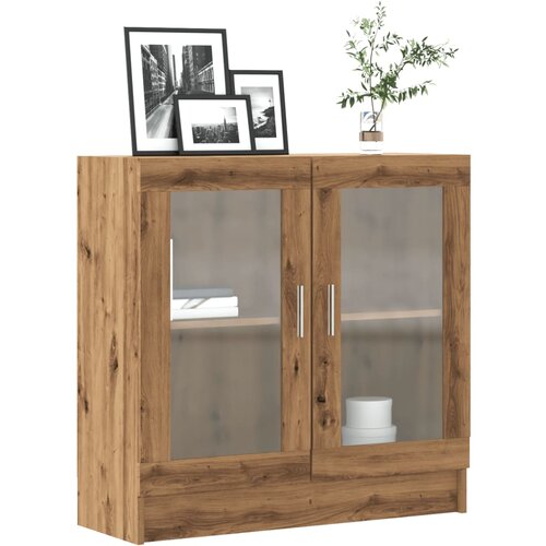 vidaXL Knjižna omara artisan hrast 82,5x30,5x80 cm inženirski les Cene