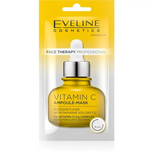 Eveline Cosmetics Face Therapy Vitamin C kremasta maska za osvetlitev kože 8 ml