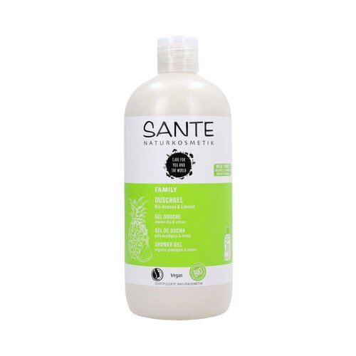 Sante family gel za tu&amp;scaron;iranje s bio ananasom i limunom - 500 ml Slike