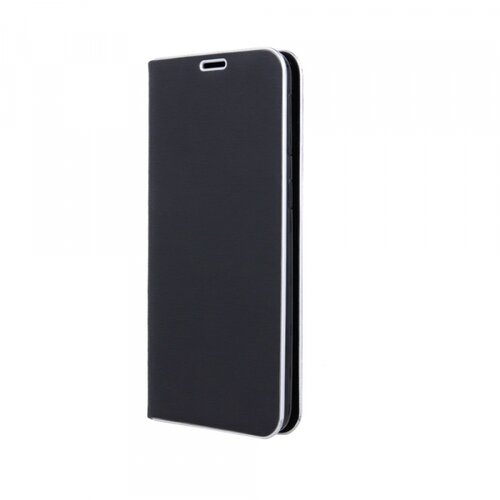  Premium preklopna torbica Samsung Galaxy A71 A715 - črna s srebrnim robom Slike