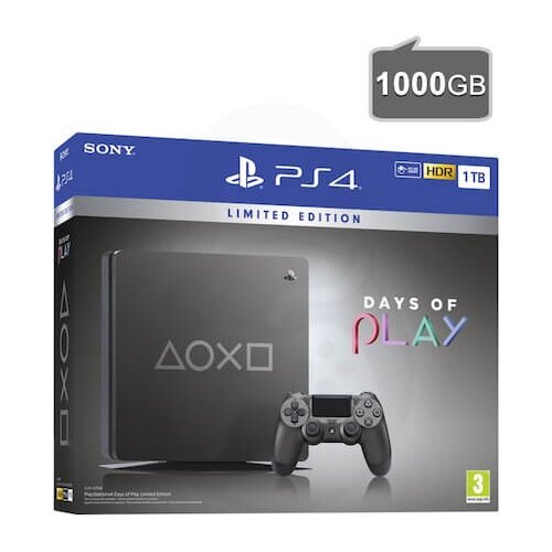  Obnovljen PlayStation 4 Slim 1000GB Days of Play 2019 Limited Edition + 2 leti garancije Cene