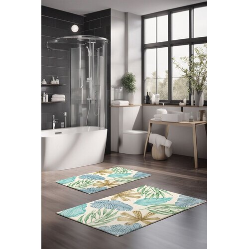  CT-5329 multicolor bathmat set (2 pieces) Cene