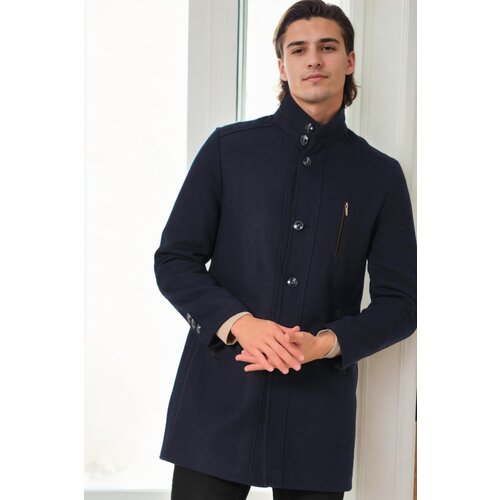 Dewberry PLT8386 MEN'S COAT-NAVY BLUE-1 Slike