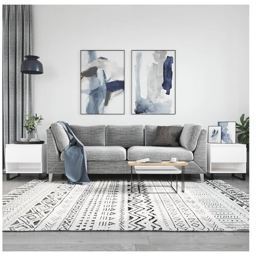 vidaXL Stolići za kavu 2 kom bijeli 50x46x50 cm od konstruiranog drva Cene