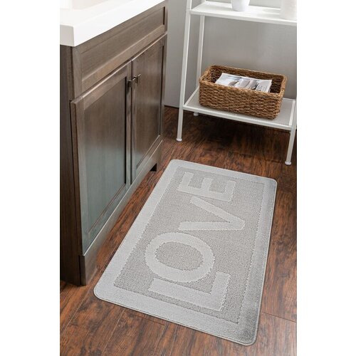 Lessentiel Maison podloga za kupatilo love, 60x100 cm, siva Slike