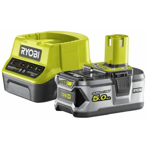 Ryobi one+ baterija 5.0 RC18120-150 + punjač 18V Slike