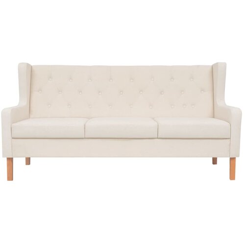 Maison Chic kavč - Sofa - Kanape trosed blago kremno bele barve, (21726424) Cene