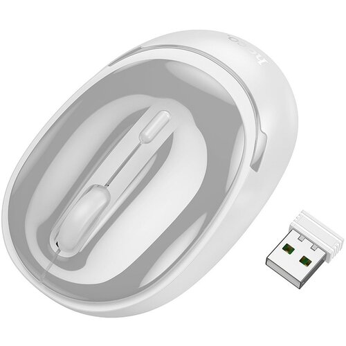 Hoco bežični mi&amp;scaron; 2.4G dpi 1600 GM34 sivo beli Slike