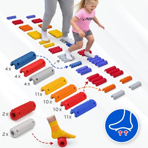 IRON SPORT Prevencija i korekcija ravnih stopala - podr&scaron;ka / Veliki set 42+12+2+2 elemenata / proizvođač Cene