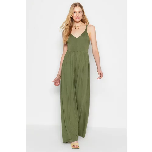 Trendyol Jumpsuit - Green - Relaxed fit