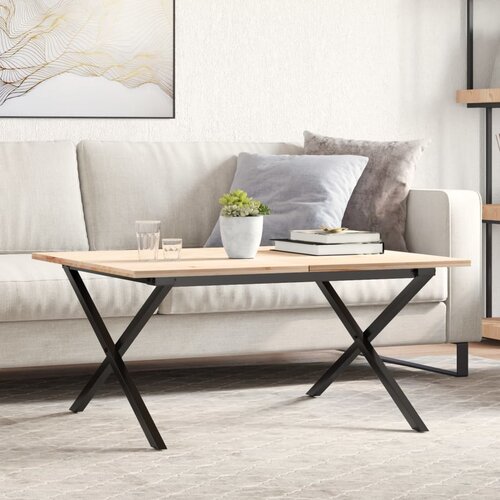 VidaXL Noge za klubsko mizico X-okvir 70x60x43 cm lito železo Slike