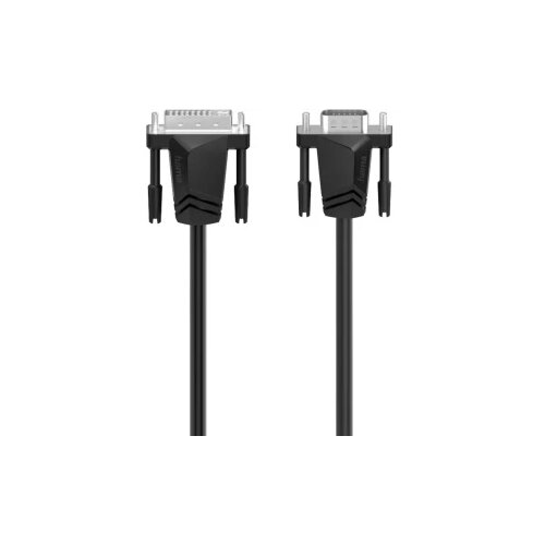Hama DVI / VGA priključni kabel 1.50 m 00200714 crna [1x mu&amp;scaron;ki konektor dvi-d - 1x mu&amp;scaron;ki konektor vga] Slike