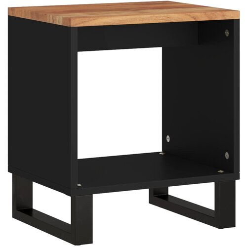 Maison Chic Klubska mizica - kavna mizica - Nizka mizica 40x31x46 cm trden akacijev les in inženirski les, (21753958) Slike