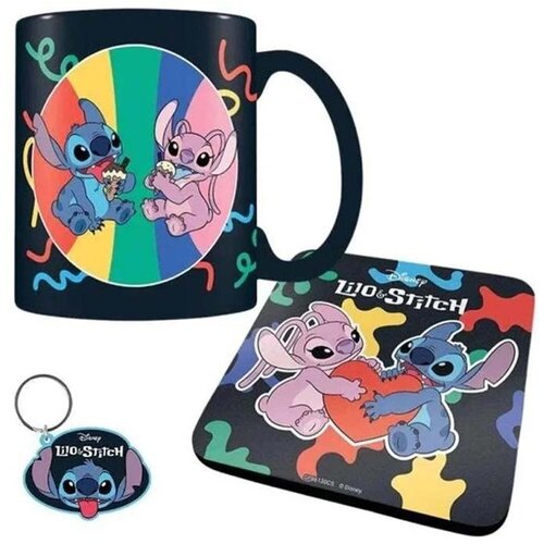 Pyramid International poklon set lilo &amp;amp; stitch (you&amp;#039;re my fave) mug coaster keychain gift set Slike
