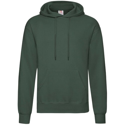 Fruit Of The Loom Green Men's Hooded Sweat Cene