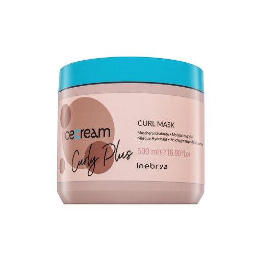 Inebrya Ice Cream Curly Plus Curl Mask učvr&scaron;ćujuća maska protiv kovrdžanja kose 500 ml Cijene