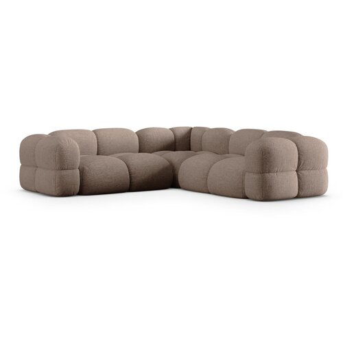 Cosmopolitan Design Rjava kotna sedežna garnitura Loretto &amp;ndash; Slike