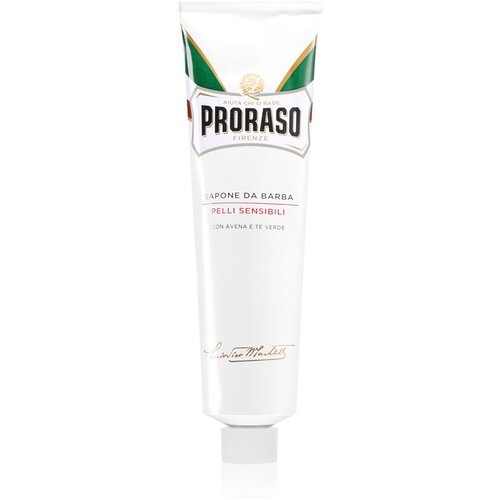 Proraso white shaving soap in a tube milo za britje v tubi z zelenim čajem 150 ml za moške Cene