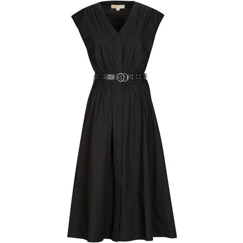 Michael Kors COTTON POPLIN MIDI DRS Crna Slike