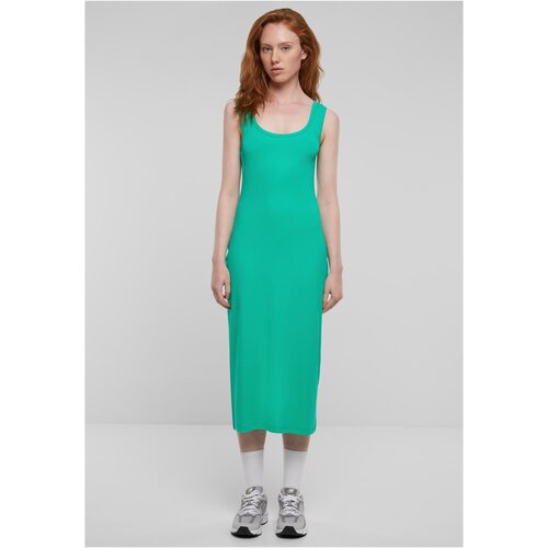 UC Ladies Women&amp;#039;s Long Rib Dress - Green Slike