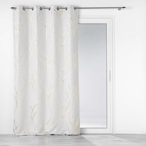Douceur d intérieur Bela zavesa zatemnitvena 135x240 cm Elise – Cene