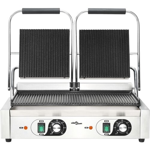  Dvojni sendvič grill 3600 W 57x30,5x20 cm Slike