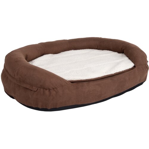 zooplus Pasja postelja Memory ovalna, rjava - D 100 x Š 65 x V 22 cm Cene