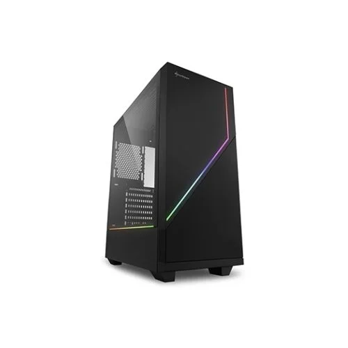  Kućište SHARKOON gaming, FLOW, RGB, ATX, 1x120mm fan, Tempered Glass