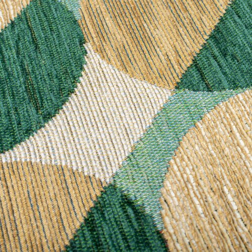 Flair Rugs rumen/zelen tekač 60x230 cm carlos circle geo &amp;ndash; Slike