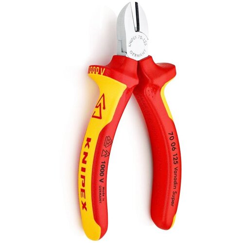 Knipex kose sečice izolovane 1000V VDE 125mm ( 70 06 125 ) Slike
