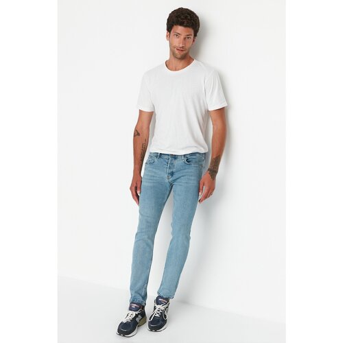 Trendyol Men&amp;#039;s Blue Skinny Fit Jeans Slike