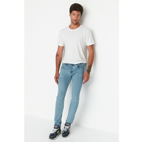 Trendyol Men's Blue Skinny Fit Jeans Slike