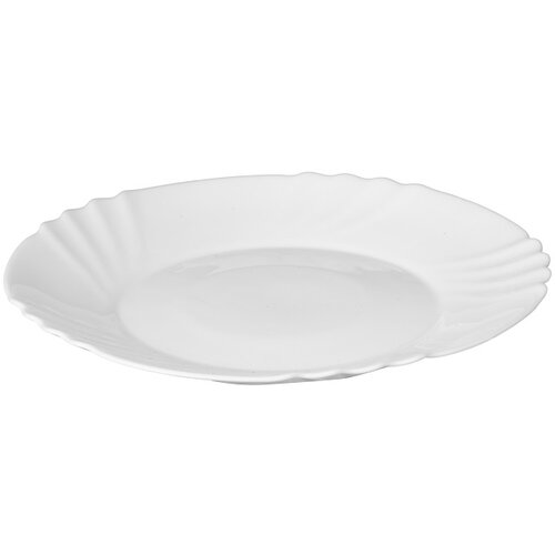 KADAX Desertni krožnik 20 cm Beli stekleni krožniki za torte, (5000355412) Slike