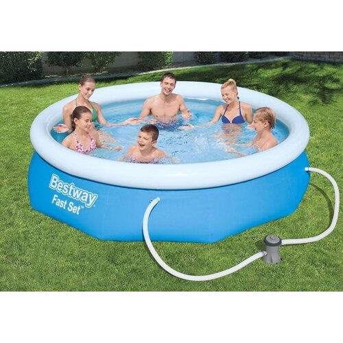 Bestway bazen 305x76cm za dvori&amp;scaron;te Fast Set sa pumpom 57270 Slike