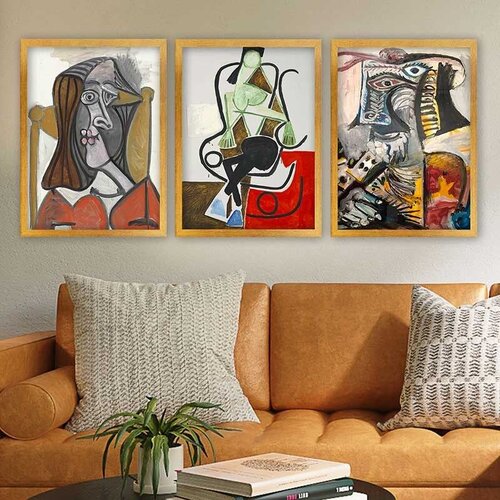 Wallity Set uramljenih slika 3AC_UNPP10, 3 Dela Cene