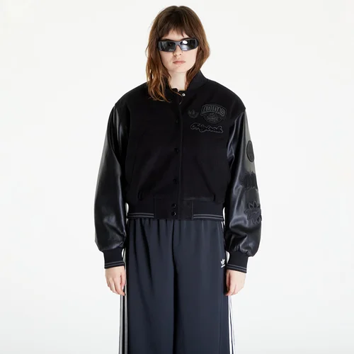 Adidas Oversized Collegiate Jacket Black