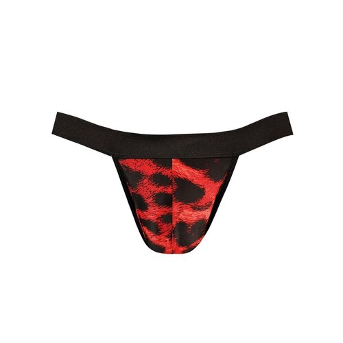  Mu&amp;scaron;ke sexy tange Savage Jock Strap, Crno-crvene Slike