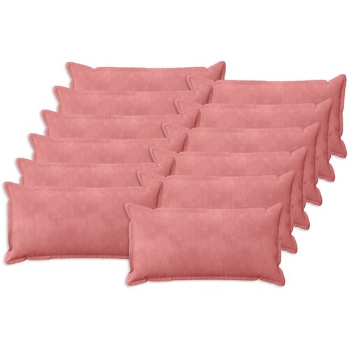  Presvlaka za jastuk 12 pcs HOUTEN Ružičasta 40 x 80 cm Baršun Cene