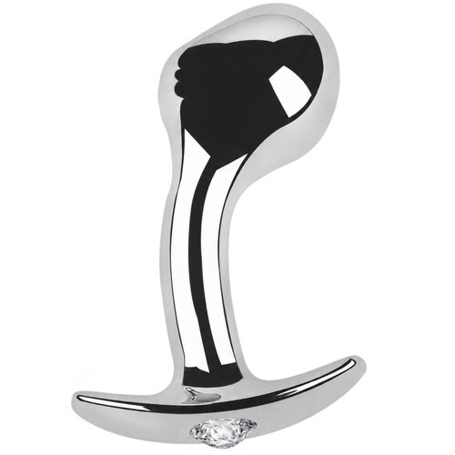 SuperLove Metal Prostate Plug Silver-Clear Gem Small Cijene