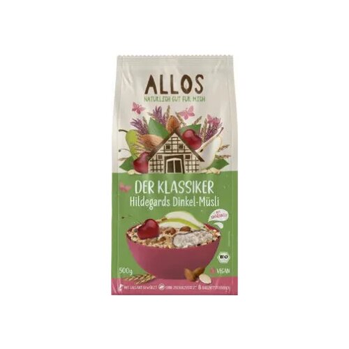 Allos Bio klasični muesli - Hildegardin pirin muesli Cene