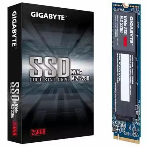 Gigabyte SSD 256GB, M.2 2280, NVMe 1.3 PCI-Express 3.0 x4, 3D NAND TLC, 1700MBs/1100MBs, 5Yr., Retail - GP-GSM2NE3256GNTD Cene