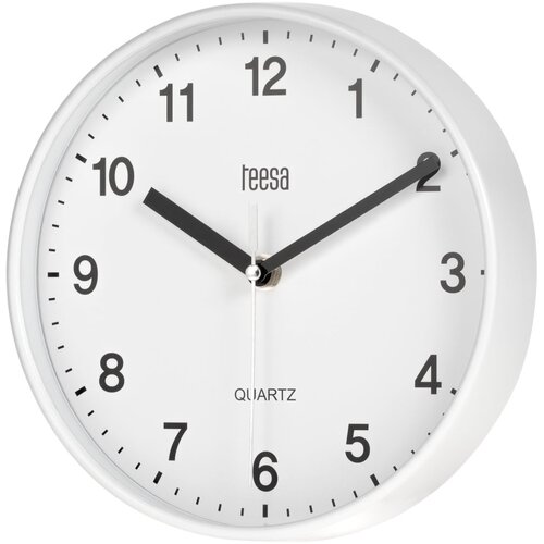 Teesa Zidni analogni sat prečnik 20cm beli TSA0038 Slike