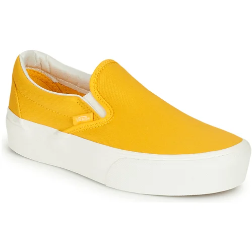 Vans classic slip-on platform žuta