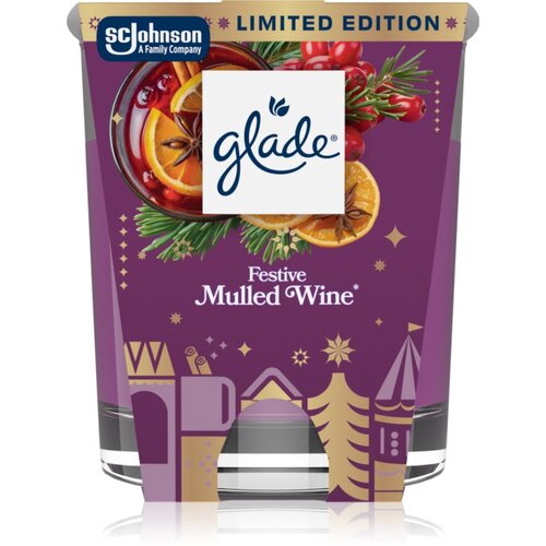 Glade Festive Mulled Wine mirisna svijeća 112 g Slike
