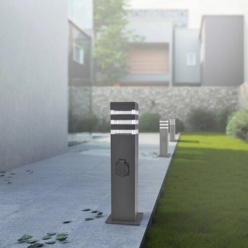  Spolja&amp;scaron;nja lampa TEKSAS sa utičnicom 1xE27/20W/230V, 44 cm, IP44, antracit Slike