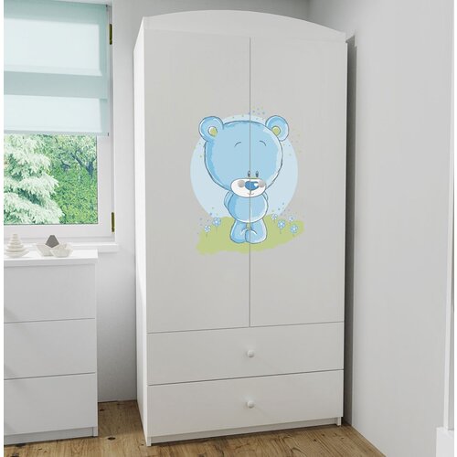 HAPPYKIDS GARDEROBNA OMARA DREAMY MEDVEDEK (VE� BARV)-Bela Cene