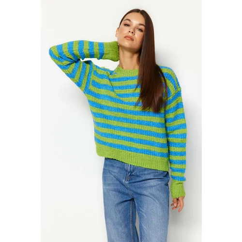 Trendyol Green Soft Textured Knitwear Sweater