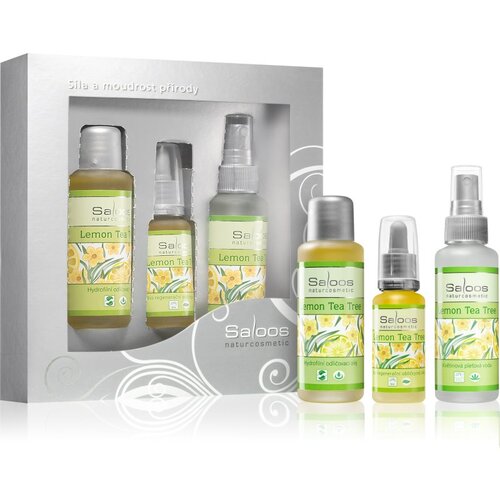 Saloos 3 Steps To Beauty Lemon Tea Tree darilni set za problematično in mastno kožo Slike